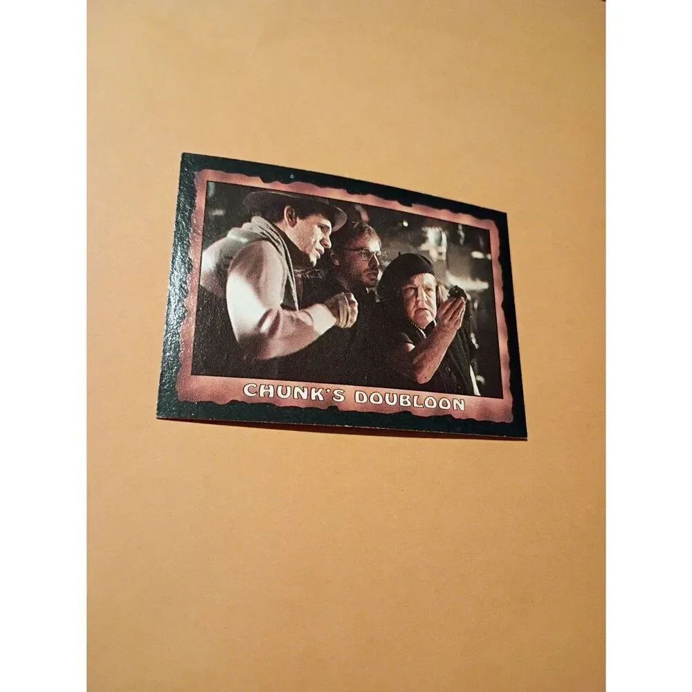 Vintage 1985 Warner Bros Topps Gum Goonies Trading Card #25 Chucks Doubloon